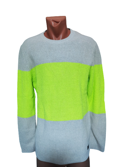 Pulover Barbati, Tom Tailor, Verde/Crem